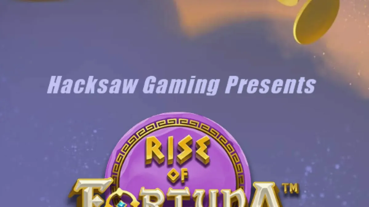 Tampilan visual slot Rise of Fortuna dengan estetika Romawi Kuno yang elegan